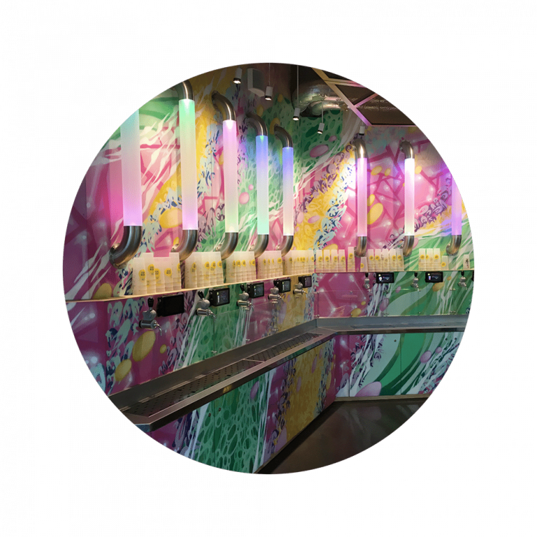 A self service beer wall Trivec