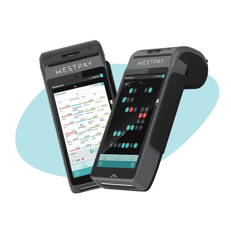 Trivec HandyPay on a Westpay payment terminal
